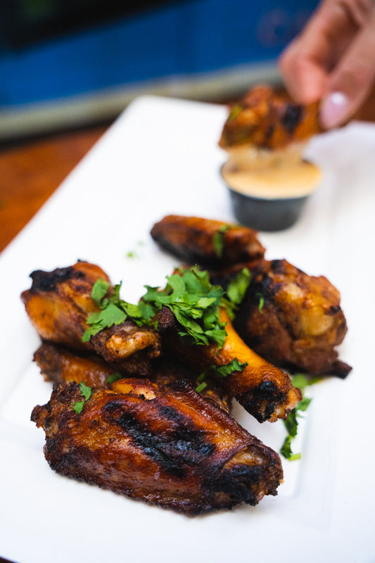 Grilled Garlic Ginger Wings
